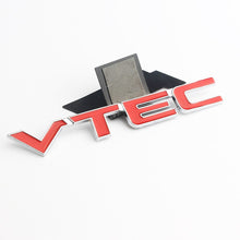 Load image into Gallery viewer, Car Styling for Honda VTEC Emblem Civic Odyssey CRV Crosstour City Jade H-RV CRZ Jazz Metal Auto Rear Side Sticker Decoration
