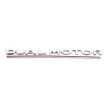 Load image into Gallery viewer, Car Sticker DUAL MOTOR Underlined Letters Trunk Emblem Refitting High Perfor mance Fender Badge For Tesla  Model 3 Auto Styling
