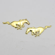 Load image into Gallery viewer, 2PCS 7.5cm/11cm 3D Running Horse Sticker For Ford focus fiesta Mondeo Kuga Edge Mustang Shelby GT Emblem Badge Body Decoration
