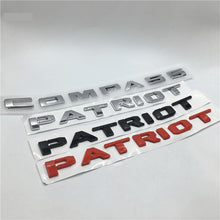 Load image into Gallery viewer, Car Styling Fender Trunk Body Sticker Decals For Jeep Wrangler Grand Cherokee Patriot Compass Logo Emblem Badge Auto Accessories
