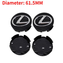 Load image into Gallery viewer, 61.5mm Lexus Logo Wheel Center Caps
