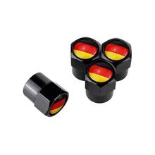 Load image into Gallery viewer, Car Tire Valve Caps with Germany Flag Logo Metal Alloy Wheel Caps for VW Volkswagen Volvo BMW Mercedes Benz Ford
