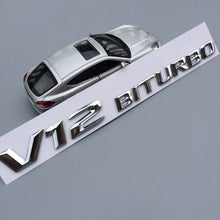Load image into Gallery viewer, For Mercedes Benz AMG E63 C63 CLS63 GLE63 S63 G63 GL63 S63L SL63 GLS63 GLC63 V8 V12 BITURBO Fender Emblems Badges Emblem Sticker
