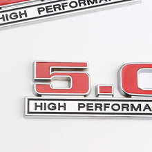 Load image into Gallery viewer, Car Front Grill Emblem Sticker for Ford Mustang 5.0 High Performance Logo Grille Badge Auto Side Trunk Rear Sticker Accessories

