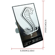 Load image into Gallery viewer, Metal Auto Front Grille Bumper Car Sticker Emblem Badge Exterior Accessories for Ford Shelby Mustang v6 v8 GT500 GT350 Mondeo
