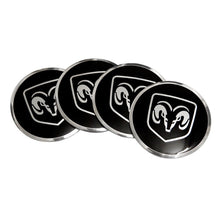 Load image into Gallery viewer, Dodge Wheel Center Cap Stickers Black 56.5mm
