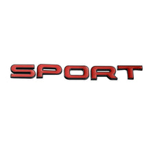 Load image into Gallery viewer, Metal Sport Badge Car Rear Trunk Sticker for Land Rover Range Rover Sport Evoque Velar Discovery 2 3 Defender L322 Auto Emblem
