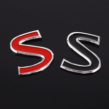 Load image into Gallery viewer, Red S Emblem IPL Badge Car Sticker 3D Metal Styling Refitting Rear Trunk Fender Decal for Infiniti Q30 Q50 Q70 QX30 QX60 FX30
