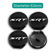Load image into Gallery viewer, 63mm Wheel Center Hub Caps Dodge HellCat SRT
