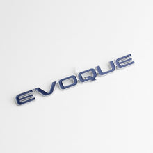 Load image into Gallery viewer, 3D Metal Alloy Car Rear Trunk Emblem Sticker for Land Rover EVOQUE Logo Range Rover Velar Sport Discovery 2 3 4 Defender L322
