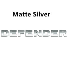 Load image into Gallery viewer, Refitting Car Front Hood Badge Rear Trunk Sticker Emblem for Land Rover DEFENDER Letters Badge Decal Decoration
