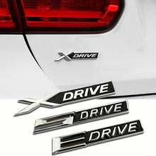 Load image into Gallery viewer, 3D Chrome E S X DRIVE Sticker for BMW X1 X2 X3 X5 X6 X7 I3 Z4 G12 E39 E46 E60 E87 E90 F10 F30 3 5 7 Series Metal Car Body Emblem
