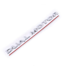Load image into Gallery viewer, Car Sticker DUAL MOTOR Underlined Letters Trunk Emblem Refitting High Perfor mance Fender Badge For Tesla  Model 3 Auto Styling
