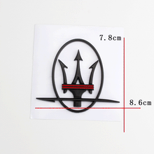 Load image into Gallery viewer, 2pcs Maserati Logo Emblem Stickers
