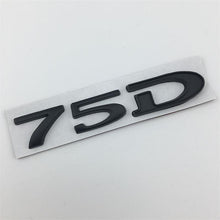 Load image into Gallery viewer, 3D Car Trunk Sticker Rear Badge Emblem Styling for Tesla Model 3 ModelS ModelX Roadster 75D 85D 90D 100D Letter Logo Accessories
