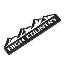 Load image into Gallery viewer, New style High Country Car Sticker Emblem Decal for Chevrolet Silverado Jeep Chevy Land Rover Wrangler Cherokee Front Hood Grill
