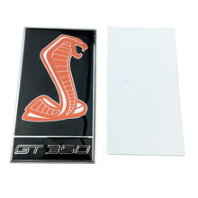Load image into Gallery viewer, Metal Auto Front Grille Bumper Car Sticker Emblem Badge Exterior Accessories for Ford Shelby Mustang v6 v8 GT500 GT350 Mondeo
