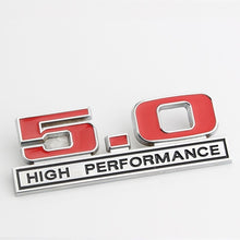 Load image into Gallery viewer, Car Front Grill Emblem Sticker for Ford Mustang 5.0 High Performance Logo Grille Badge Auto Side Trunk Rear Sticker Accessories
