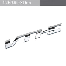 Load image into Gallery viewer, For Honda Odyssey Jade City Insight CRZ Accord CRV Civic Jazz Fit Elysion Pilot VTIS Logo Car Sticker Plating Metal Emblem Badge
