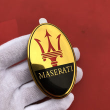 Load image into Gallery viewer, Maserati Logo Front Hood Emblem Sticker

