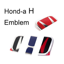 Load image into Gallery viewer, Front and Rear Trunk Emblem Steering Wheel Badge for Honda Fit Jazz Civic Accord City CRV XRV Crider Odyssey
