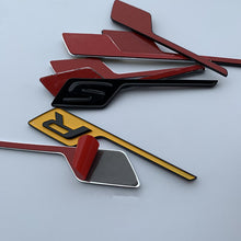 Load image into Gallery viewer, Abs Auto Rear Emblem Sticker Car Styling for Mercedes Benz AMG GTR GTS C63S E63S GLC63S GLE63S Long R S Letter Badge Decal
