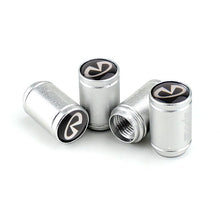 Load image into Gallery viewer, Infiniti Logo Tire Valve Caps
