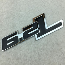 Load image into Gallery viewer, Metal Car Stickers Emblem Auto Trunk Badge Decals for Ford F150 6.2L Chevrolet C7 Camaro 2011-2015 6.2 L Car Styling Accessories
