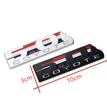 Load image into Gallery viewer, 3D Metal Car Accessories Sticker Decal Emblems for Ford Mondeo Kuga Ecosport 5.0 Coyote V8 Twin Turbo Logo Decoration Styling
