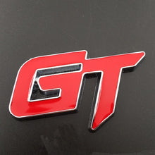 Load image into Gallery viewer, 3D Zinc Alloy GT Emblem For Audi A4 A6 Ford Mendoe Mustang BMW E60 E90 F10 F30 Rear Trunk Badge Car Decals Sticker Grille
