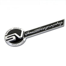 Load image into Gallery viewer, Auto Decal for Land Rover SVR SV Autobiography Range Rover Freelander Evoque Discovery 2 3 4 3 Defender Sport Rear Side Emblem
