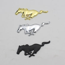 Load image into Gallery viewer, 2PCS 7.5cm/11cm 3D Running Horse Sticker For Ford focus fiesta Mondeo Kuga Edge Mustang Shelby GT Emblem Badge Body Decoration

