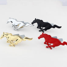 Load image into Gallery viewer, 15.5x6cm Metal Car Front Hood Grille Body Badge Horse Emblem Sticker Decal For Ford Focus Mondeo Mustang Shelby GT350
