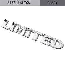 Load image into Gallery viewer, Car Sticker Limited 4X4 Logo For Jeep Grand Cherokee Compass Patriot Renegade Wrangler Commander Auto Metal Sticker Emblems
