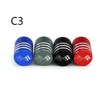 Load image into Gallery viewer, 4pcs Chevrolet Corvette Logo Tire Valve Caps
