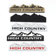 Load image into Gallery viewer, New style High Country Car Sticker Emblem Decal for Chevrolet Silverado Jeep Chevy Land Rover Wrangler Cherokee Front Hood Grill

