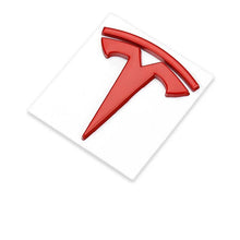 Load image into Gallery viewer, 6x5.5cm Car 3D Metal Sticker For Tesla Model 3 S X Y Logo Car rear Trunk Body Emblem Badge Decoration Accessories
