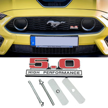 Load image into Gallery viewer, Car Front Grill Emblem Sticker for Ford Mustang 5.0 High Performance Logo Grille Badge Auto Side Trunk Rear Sticker Accessories
