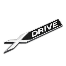 Load image into Gallery viewer, 3D Chrome E S X DRIVE Sticker for BMW X1 X2 X3 X5 X6 X7 I3 Z4 G12 E39 E46 E60 E87 E90 F10 F30 3 5 7 Series Metal Car Body Emblem
