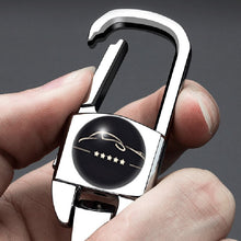 Load image into Gallery viewer, Key Ring Pendant Metal Auto Key Chain with Car Logo for BMW Audi Mercedes Volkswagen VW Toyota Honda Nissan Ford Key Decoration
