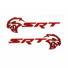 Load image into Gallery viewer, 2pcs dodge srt hellcat sticker Emblem

