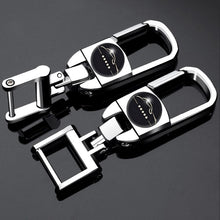 Load image into Gallery viewer, Key Ring Pendant Metal Auto Key Chain with Car Logo for BMW Audi Mercedes Volkswagen VW Toyota Honda Nissan Ford Key Decoration
