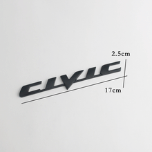 Load image into Gallery viewer, For CIVIC Emblem Car Rear Trunk Sticker for Honda Civic Mugen Accord Odyssey Fit JAZZ CRV Auto Tail Body Badge Decal Car Styling
