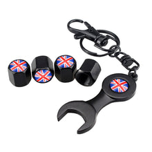 Load image into Gallery viewer, Auto Tyre Decoration for Toyota Mitsubishi Jaguar Land Rover Subaru Skoda Lexus JEEP Wheel Tire Valve Caps Rim Sticker Flag
