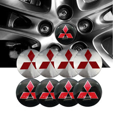 Load image into Gallery viewer, 4pcs 56/65mm Mitsubishi Logo Wheel Center Sticker
