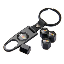 Load image into Gallery viewer, 4pcs Mitsubishi  Valve Caps+Keychain
