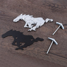 Load image into Gallery viewer, Zinc Alloy Black Silver Horse Logo Emblem for Ford Mustang Focus Mondeo Fiesta Grill Trunk Sticker Badge Decoration Accessories
