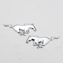 Load image into Gallery viewer, 2PCS 7.5cm/11cm 3D Running Horse Sticker For Ford focus fiesta Mondeo Kuga Edge Mustang Shelby GT Emblem Badge Body Decoration
