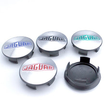 Load image into Gallery viewer, 58mm Jaguar Wheel Center Caps
