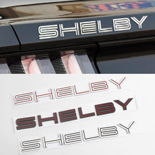 Load image into Gallery viewer, 30x2.8CM 3D ABS Car Styling Auto Rear Trunk Letter Badge Sticker Decoration for Ford SHELBY GT350 GT500 Cobra Emblem Decal
